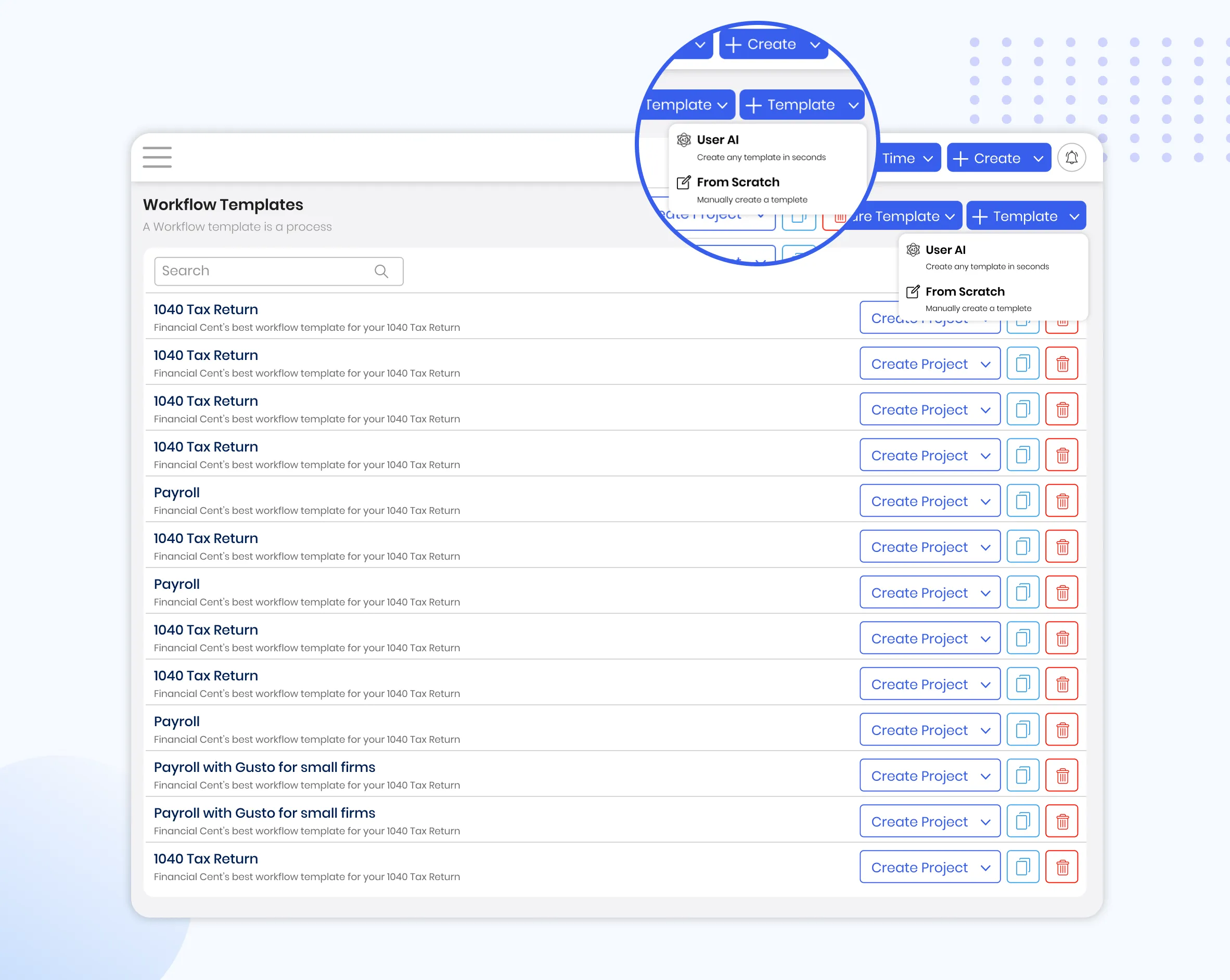 Customizable workflow templates for financial advisors featuring automated client onboarding, investment tracking, and reporting to streamline financial management workflows.